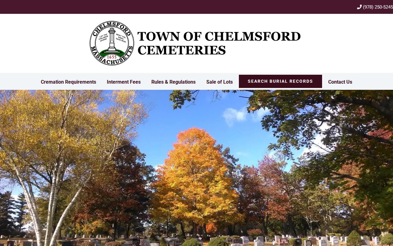 Chelmsford neighbors municipal cemeteries research portal